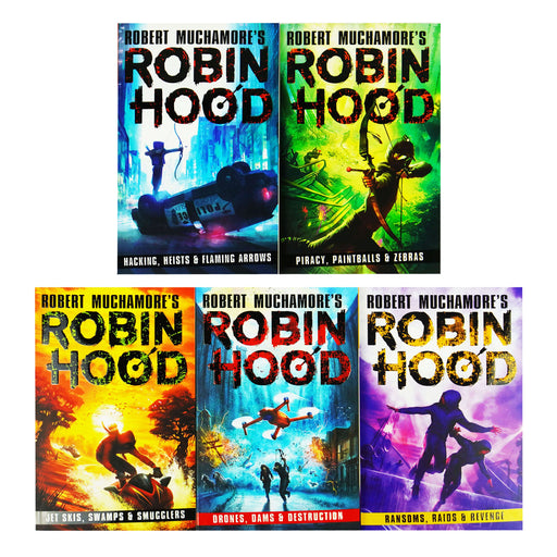Robin Hood Series by Robert Muchamore 5 Books Collection Set - Ages 10-17 - Paperback 9-14 Hot Key Books