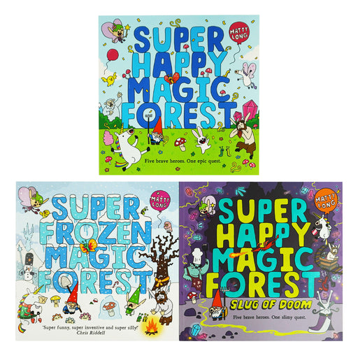Super Happy Magic Forest by Matty Long 3 Picture Books Collection Set - Ages 5-8 - Paperback 5-7 OUP Oxford