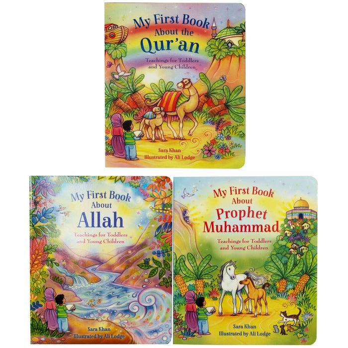 My First Books About Islam by Sara Khan 3 Books Collection Set - Ages 3+ - Board Book 0-5 Kube Publishing