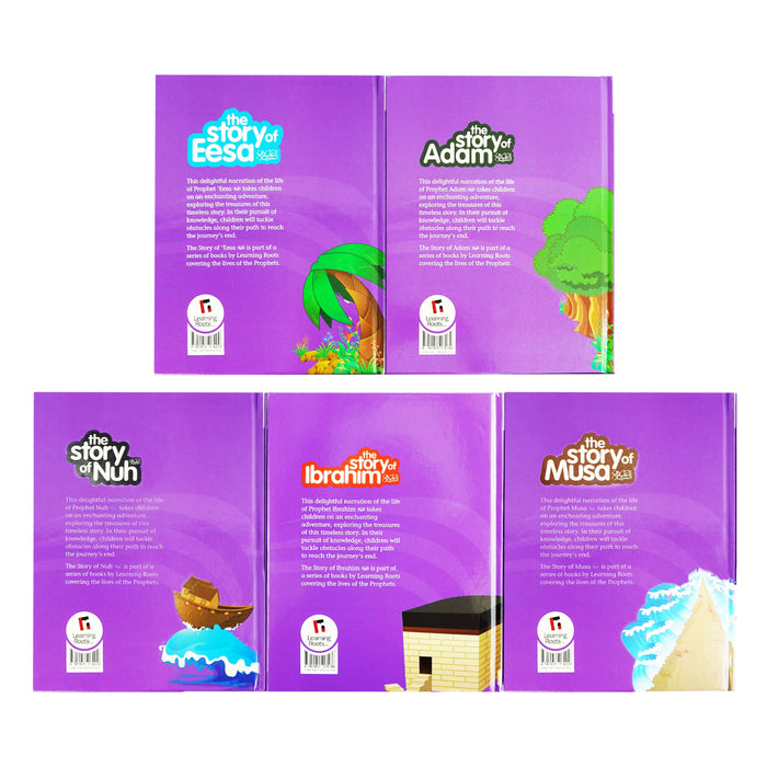 Stories of the Prophets by Zaheer Khatri 5 Books Collection Set - Ages 4+ - Hardback 5-7 Learning Roots