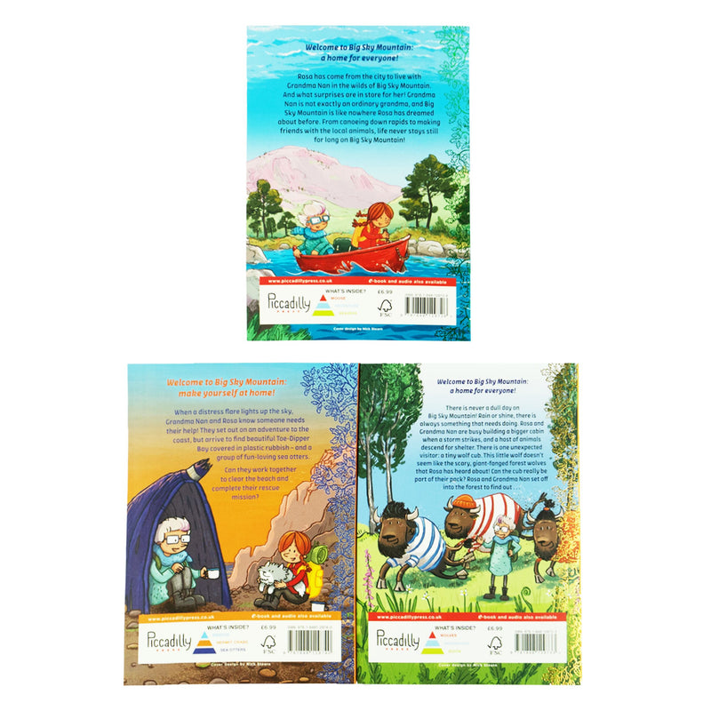 Big Sky Mountain Series By Alex Milway 3 Books Collection Set - Ages 5-8 - Paperback 5-7 Piccadilly Press