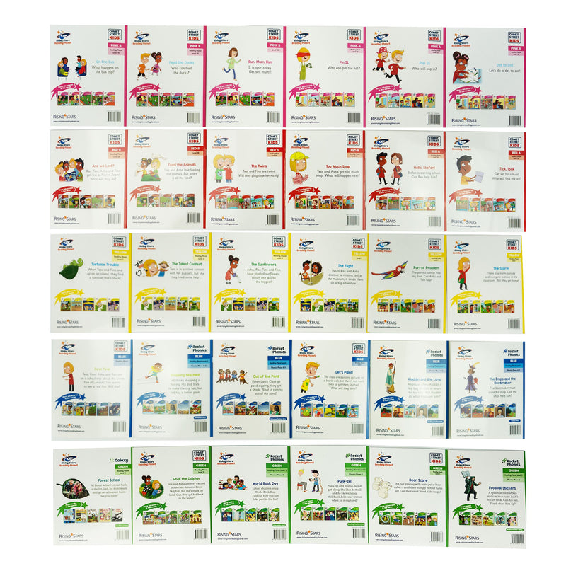 Rising Stars Reading Planet Series 30 Books Collection Set - Ages 4-5 - Paperback 0-5 Rising Stars UK Ltd