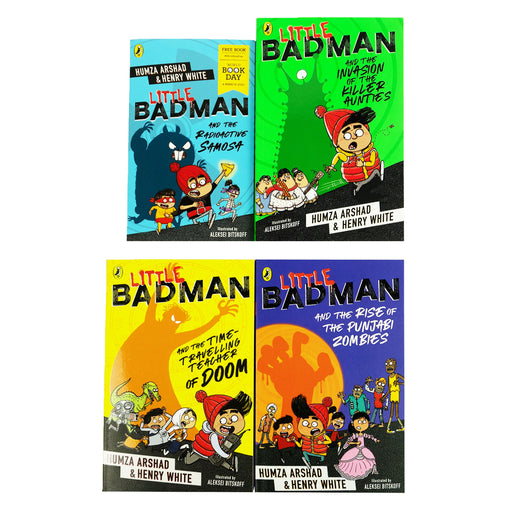Little Badman Collection 4 Books Set By Humza Arshad & Henry White - Ages 9-14 - Paperback 9-14 Puffin