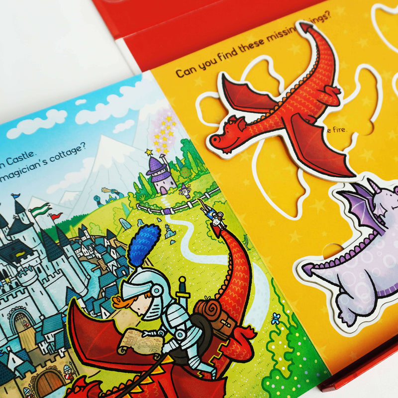 Let's Pretend Knights & Dragons (Let's Pretend Sets) By Priddy Books - Ages 3+ - Board Book 0-5 Priddy Books