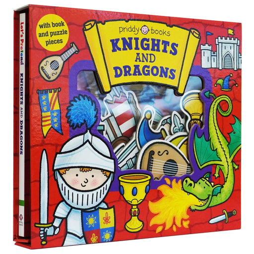 Let's Pretend Knights & Dragons (Let's Pretend Sets) By Priddy Books - Ages 3+ - Board Book 0-5 Priddy Books