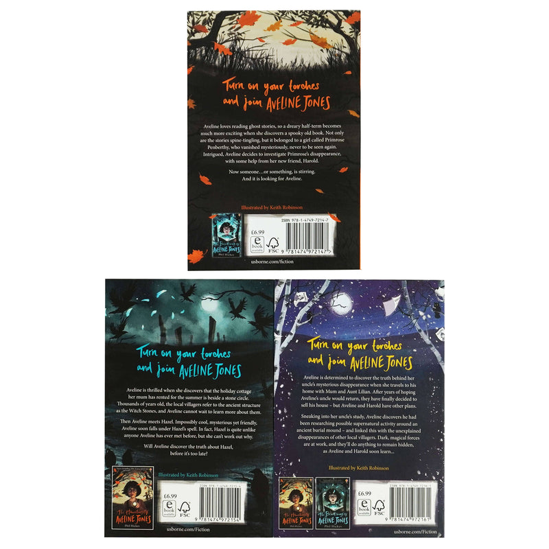 Aveline Jones Series By Phil Hickes: 3 Books Collection Set - Ages 9+ - Paperback 9-14 Usborne Publishing Ltd