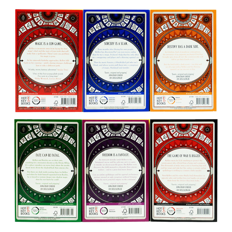 The Spellslinger Series by Sebastien de Castell: 6 Books Collection Set - Ages 16+ - Paperback Young Adult Hot Key Books