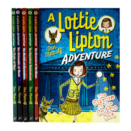 The Lottie Lipton Adventures Series by Dan Metcalf: 6 Books Collection - Ages 7-9 - Paperback 7-9 Bloomsbury Publishing
