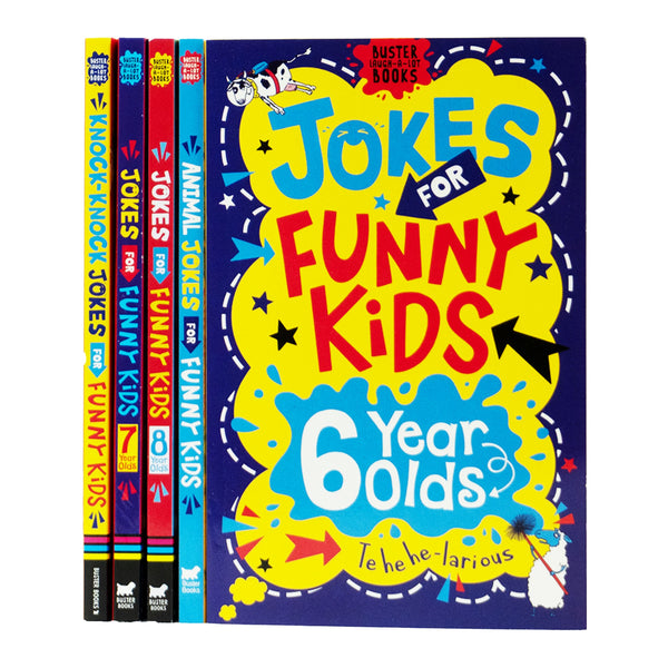 Buster Laugh-a-lot Books Series Collection Joke Books Set Ages