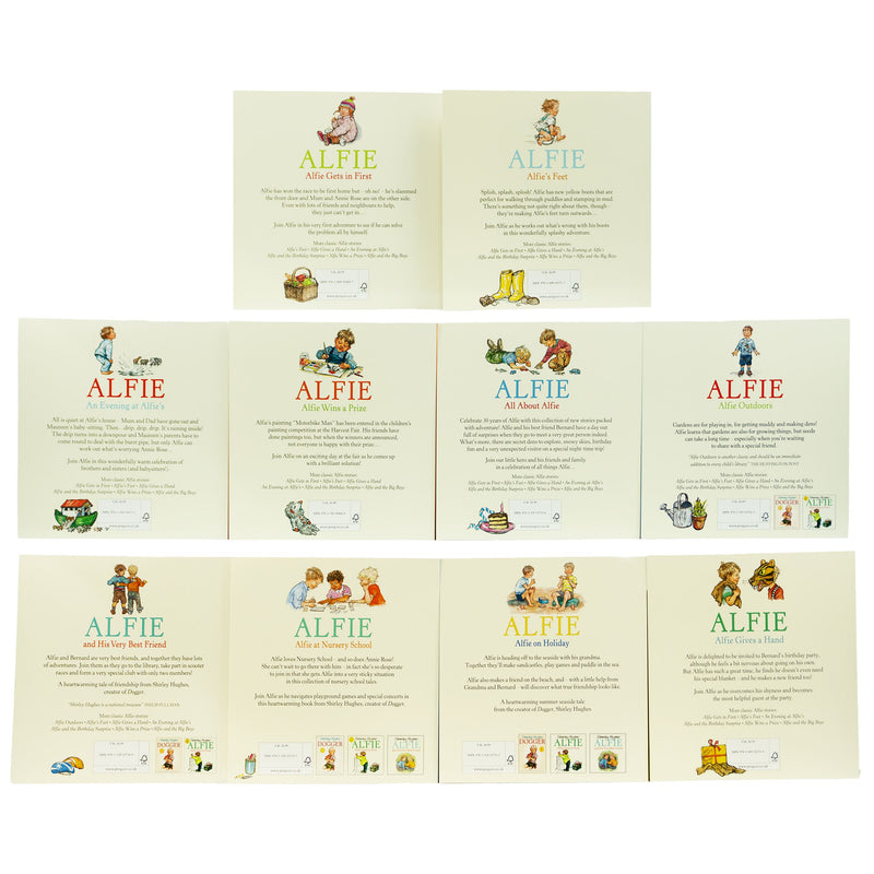 Alfie by Shirley Hughes: 10 Books Collection Set - Ages 3-5 - Paperback 0-5 Red Fox