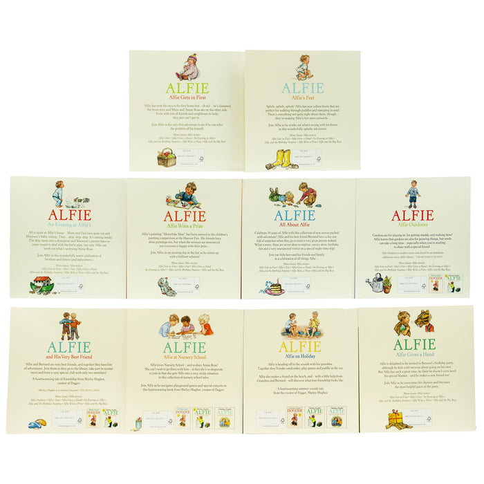 Alfie by Shirley Hughes: 10 Books Collection Set - Ages 3-5 - Paperback 0-5 Red Fox