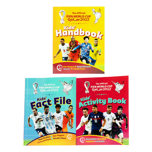 FIFA World Cup 2022 Kids Collection By Kevin Pettman, Emily Stead: 3 Books Set - Ages 5-13 - Paperback/Hardback 5-7 Welbeck Publishing Group