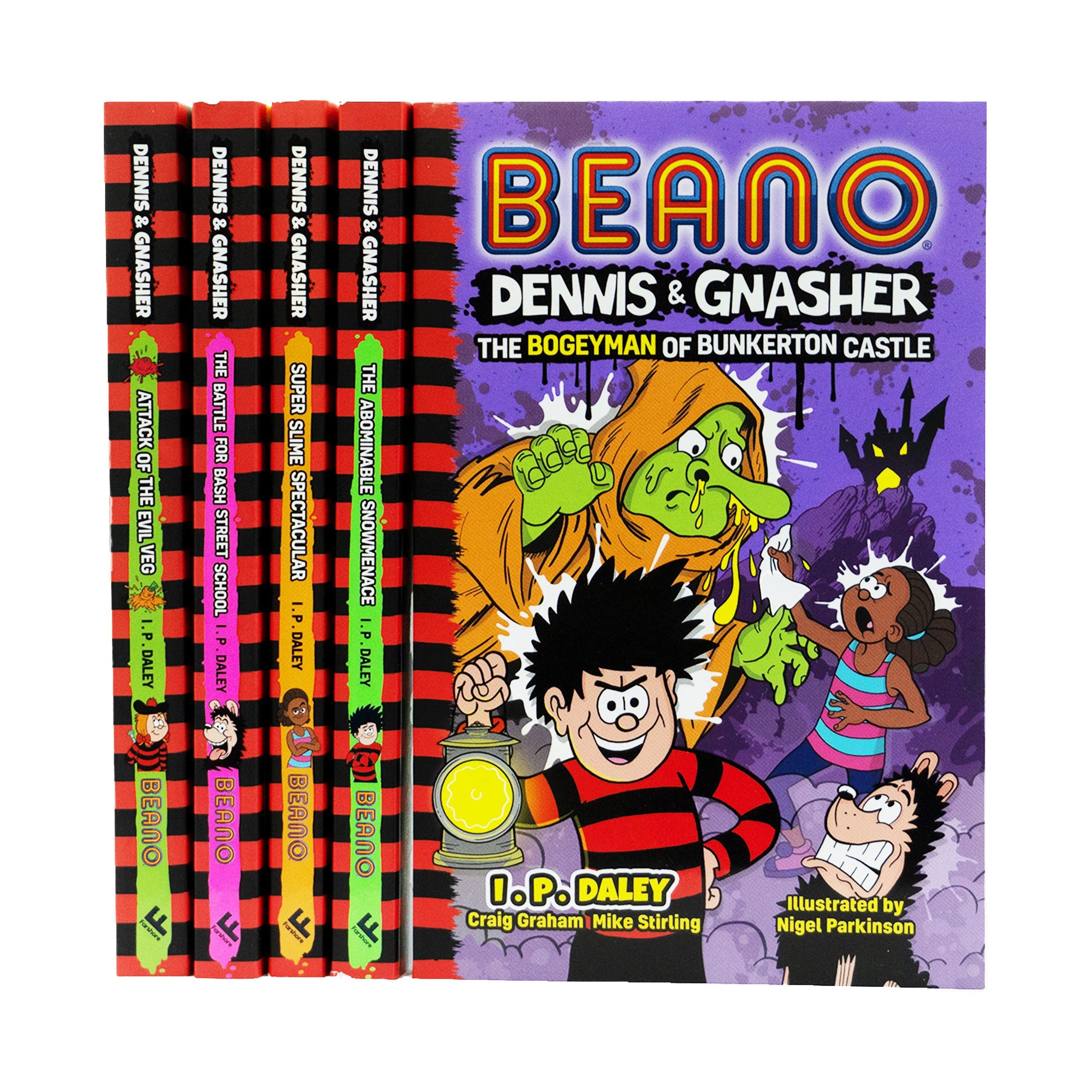 Beano Dennis & Gnasher by I. P. Daley 5 Books Collection Set - Ages 7 ...