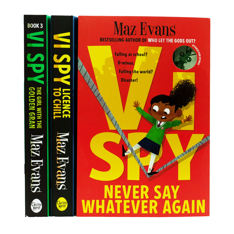 Vi Spy Series by Maz Evans: 3 Books Collection Set - Ages 9-12 - Paperback 9-14 Chicken House Ltd