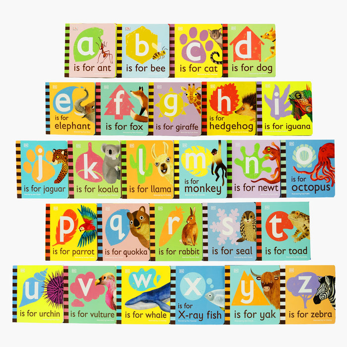 The Animal Alphabet Library Collection By DK: 26 Books Set (A To Z ...