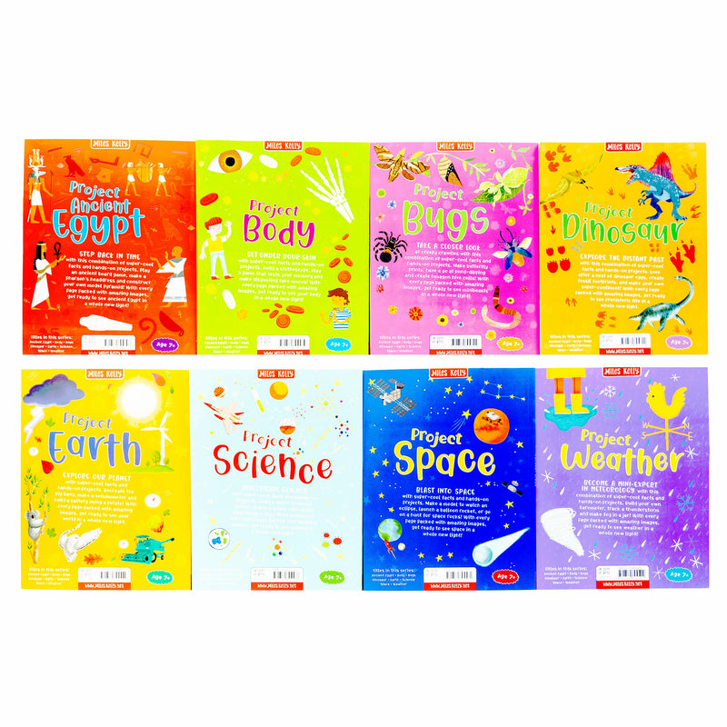 Cool facts and projects 8 Books Collection Set - Ages 7+ - Paperback 7-9 Miles Kelly Publishing Ltd