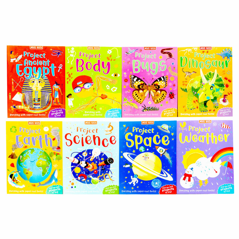 Cool facts and projects 8 Books Collection Set - Ages 7+ - Paperback 7-9 Miles Kelly Publishing Ltd