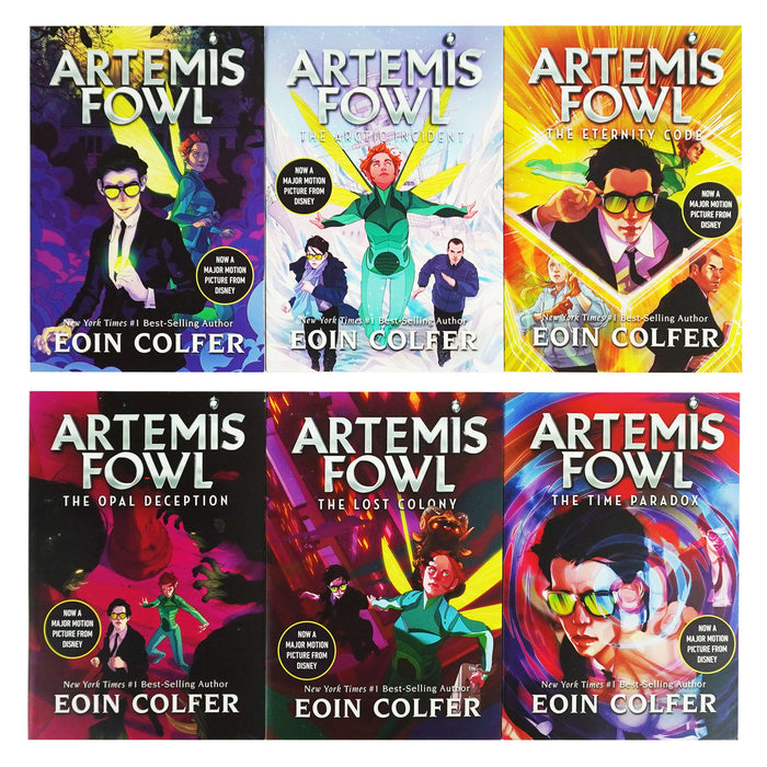 Artemis Fowl Collection by Eoin Colfer: 6 Books Box Set - Ages 10-14 - Paperback 9-14 Disney-Hyperion