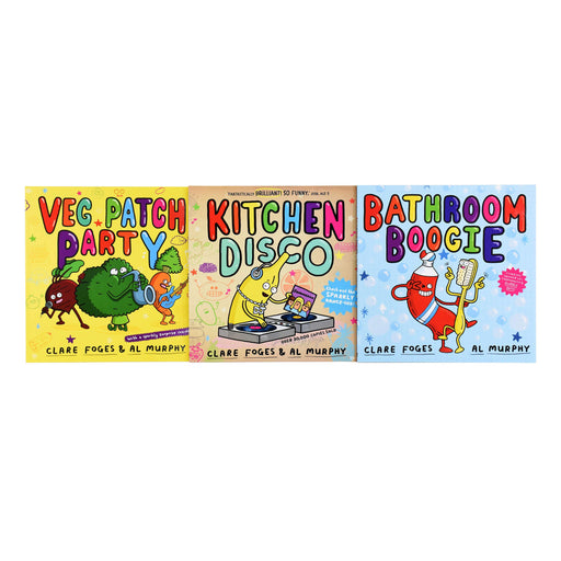 Clare Foges Kitchen Disco Collection 3 Picture Books Set - Paperback - Age 0-5 0-5 Faber & Faber