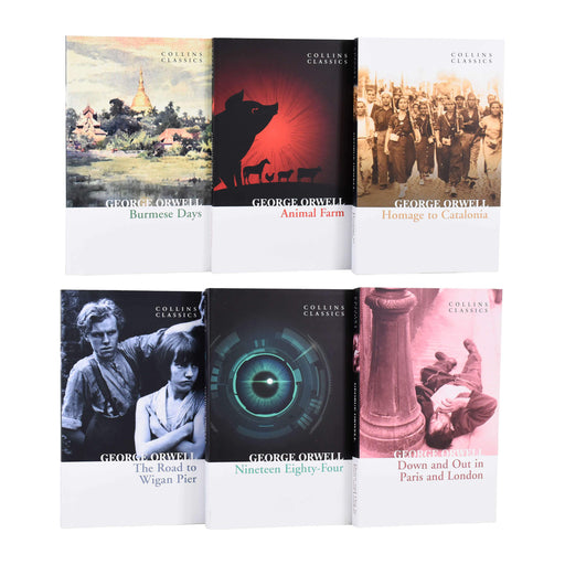 George Orwell Nineteen Eighty-Four Collins Classic 6 Books Set - Paperback - Age Young Adult Young Adult Harper Collins