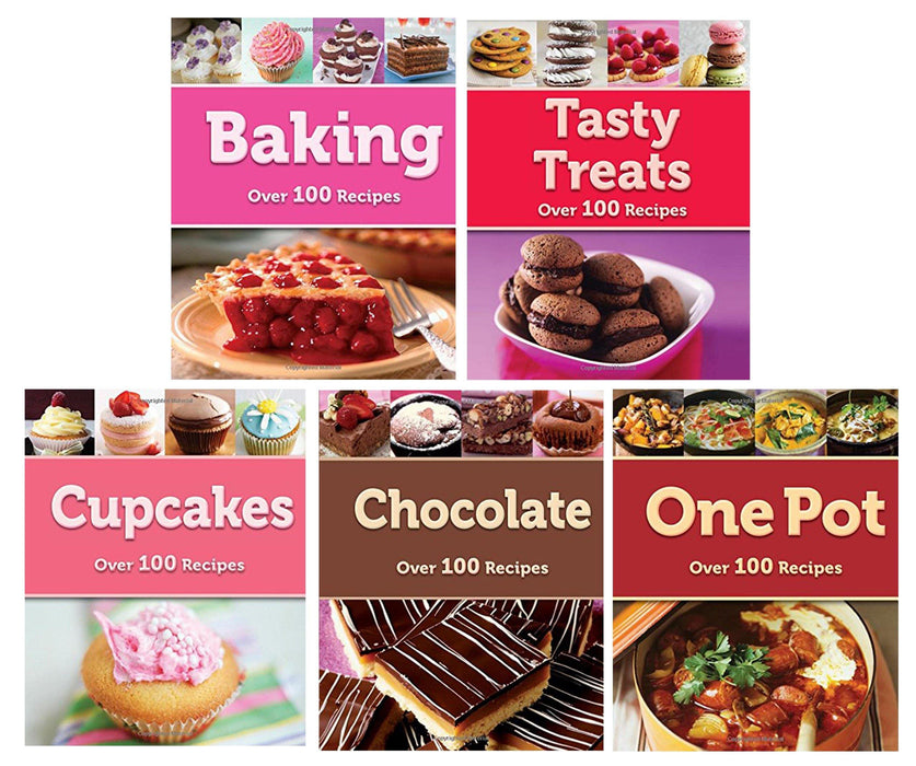 Cook's Choice recipes 5 Pocket size Books Collection Set (Baking, Tasty Treats, Cupcakes, Chocolate & One Pot) By Igloobooks - Hardback Cooking Book Igloobooks