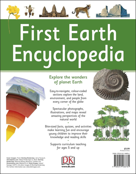 DK First Earth Encyclopedia Book - Ages 7-9 - Paperback 7-9 DK Publishing