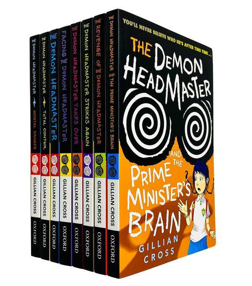 The Demon Headmaster Collection 8 Books Set - Fiction - Paperback - Gillian Cross 9-14 Oxford University