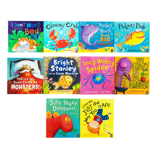 My First Bedtime Children Picture Flat Library 10 Books Collection Set- Paperback - Age 3 - 5 0-5 Little Tiger Press