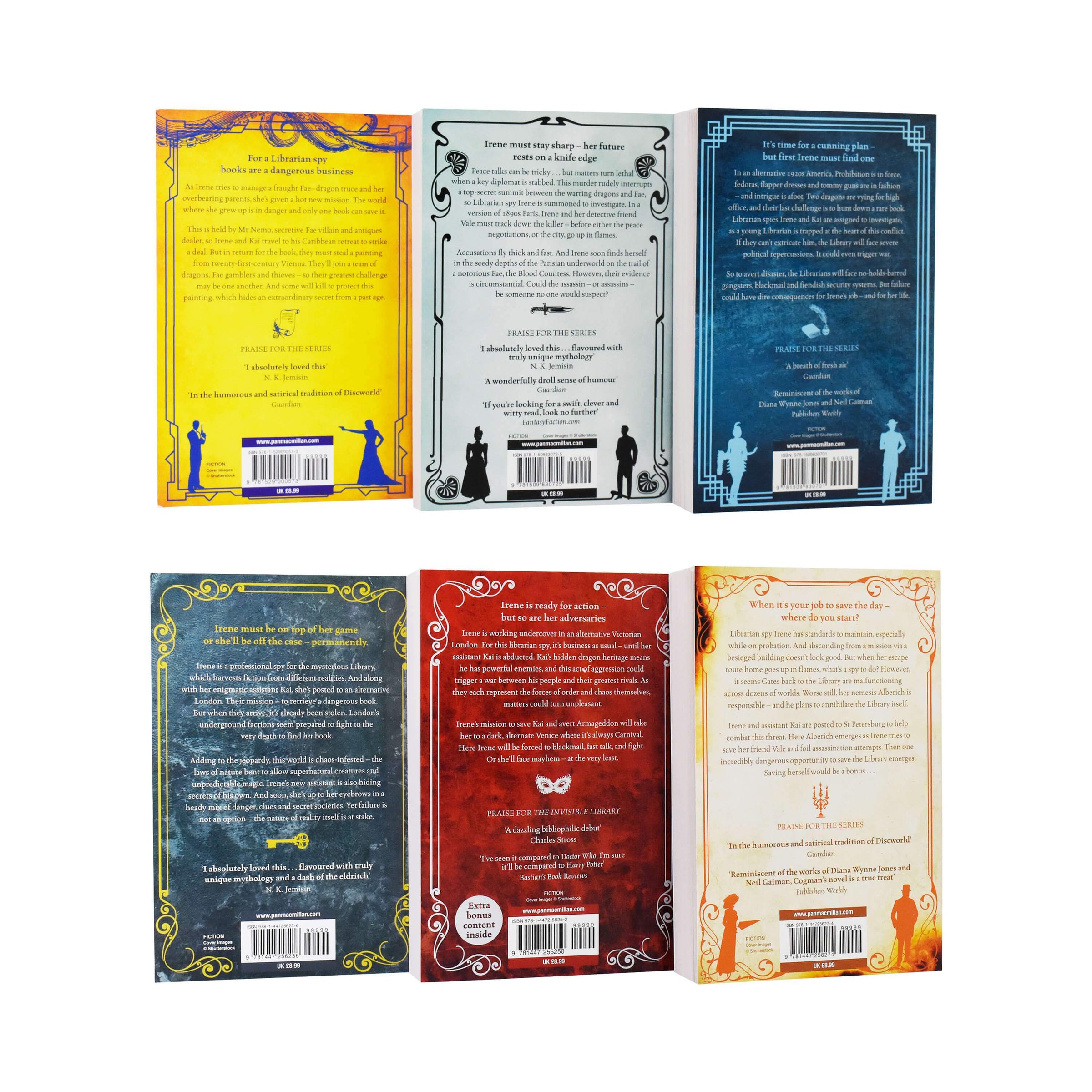 The Invisible Library Genevieve Cogman 6 Books — Books2Door