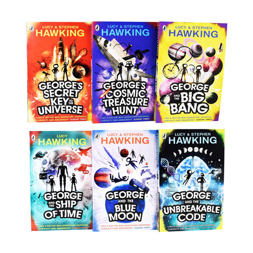 Georges Secret Key to the Universe Series 6 Book Collection - Ages 9-14 - Paperback - Lucy and Stephen Hawking 9-14 Corgi Books
