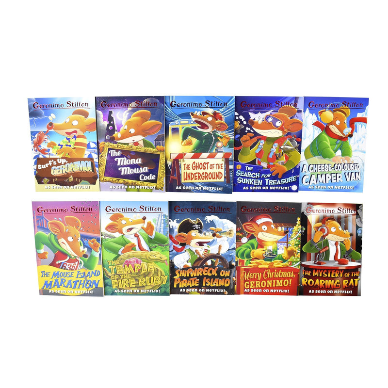 Geronimo Stilton Series 1,2 ,3 and 4: 40 Books Collection Set By Gerenimo Stilton Ages 7-9 - Paperback 7-9 Sweet Cherry Publishing
