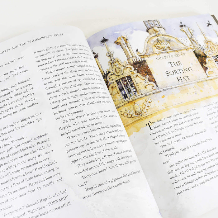 Harry Potter The Illustrated Collection 3 Magical Classics Books By J.K. Rowling - Hardcover - Age 9-14 9-14 Bloomsbury Children's Books