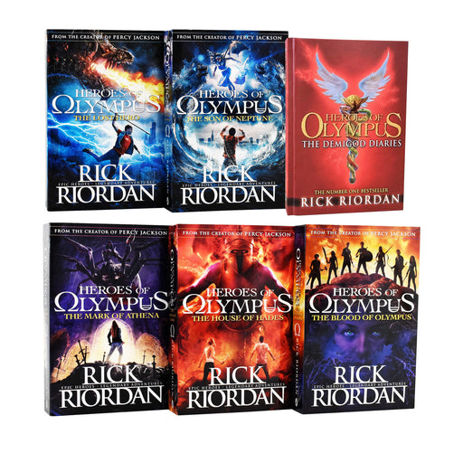 Heroes of Olympus Complete Collection 6 Books Set By Rick Riordan - Age 9-16 - Paperback/Hardback 9-14 Penguin