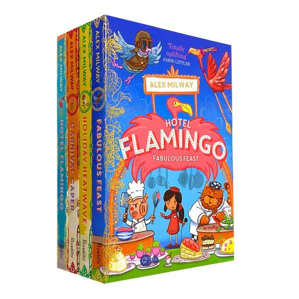 Hotel Flamingo Series 4 Books Collection By Alex Milway - Paperback - Age 7-9 5-7 Piccadilly Press