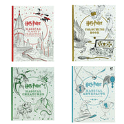 Harry Potter 4 Colouring Books Collection Set By Warner Brothers - Paperback 9-14 Studio Press