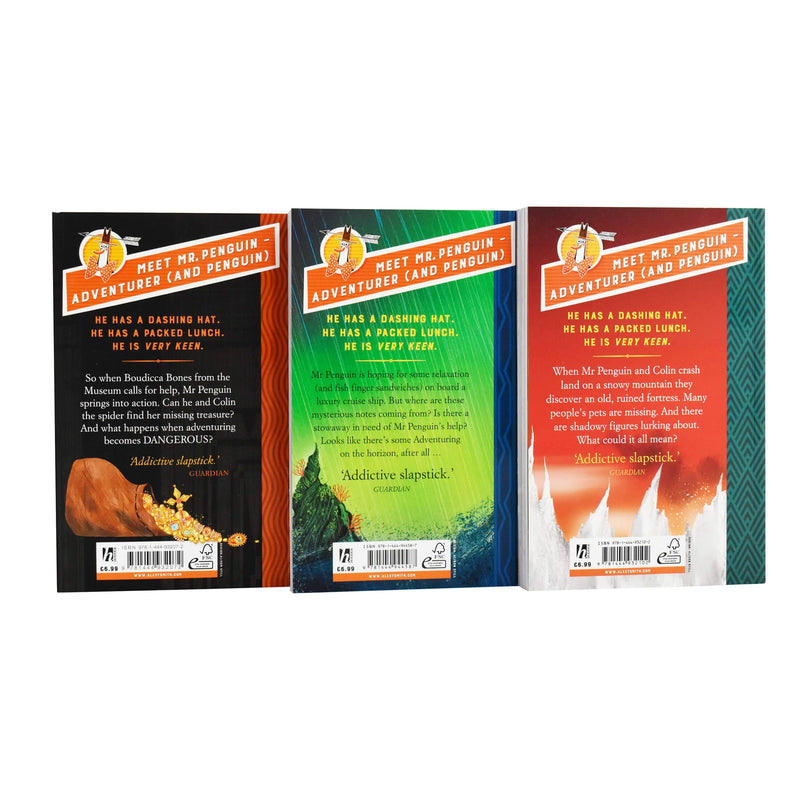 Mr Penguin Series 3 Books Collection Set By Alex T Smith - Paperback - Age 5-8 5-7 Hodder