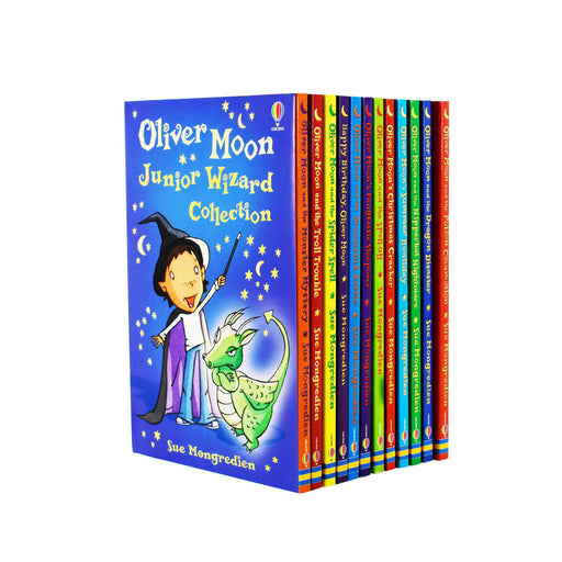 Oliver Moon Junior Wizard Series Collection 12 Books Set by Sue Mongredien - Paperback - Age 7-9 7-9 Usborne Publishing