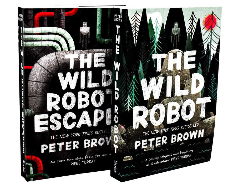 The Wild Robot Series 2 Books Collection By Peter Brown - Age 9-14 - Paperback 9-14 Piccadilly Press