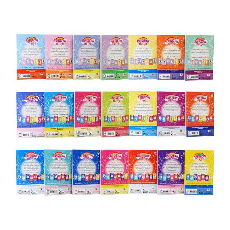 Rainbow Magic The Magical Party Collection 21 Books Set - Ages 7-9 - Paperback - Daisy Meadows 7-9 Orchard Books