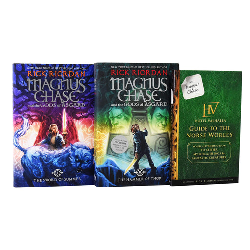 Magnus Chase and the Gods of Asgard Delux Collection 3 Books Set - Young Adult - Hardback - Rick Riordan Young Adult Disney Hyperion