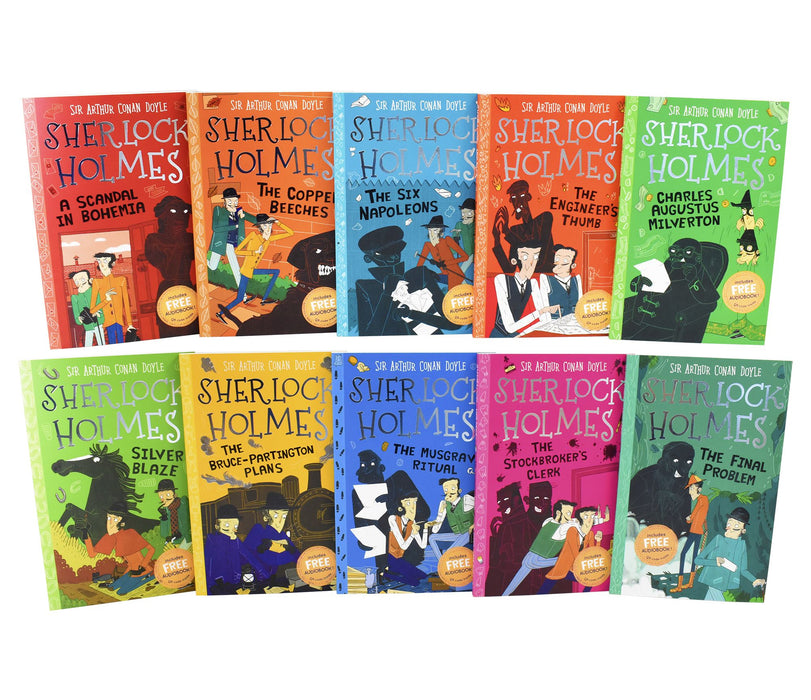 The Sherlock Holmes Children's 30 Books Collection (Series 1,2 &, 3) by Sir Arthur Conan Doyle – Paperback 9-14 Sweet Cherry Publishing