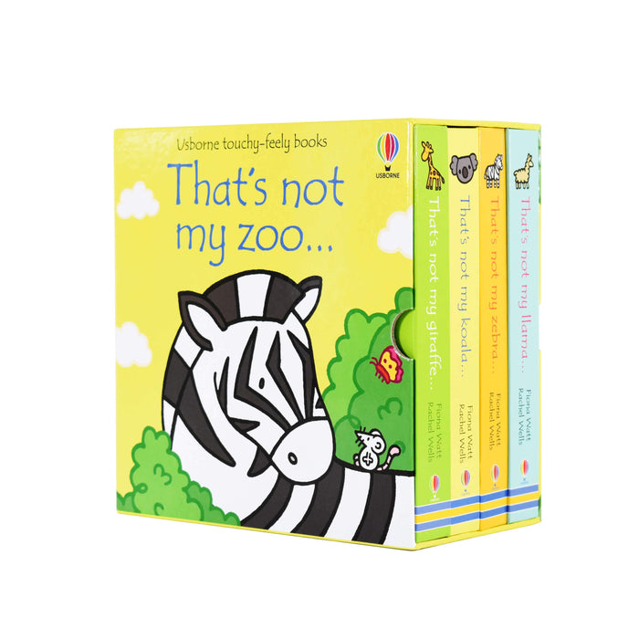 Thats Not My Zoo Collection Usborne Touchy Feely 4 Books Box Set - Fiona Watt - Age 0-5 0-5 Usborne Publishing