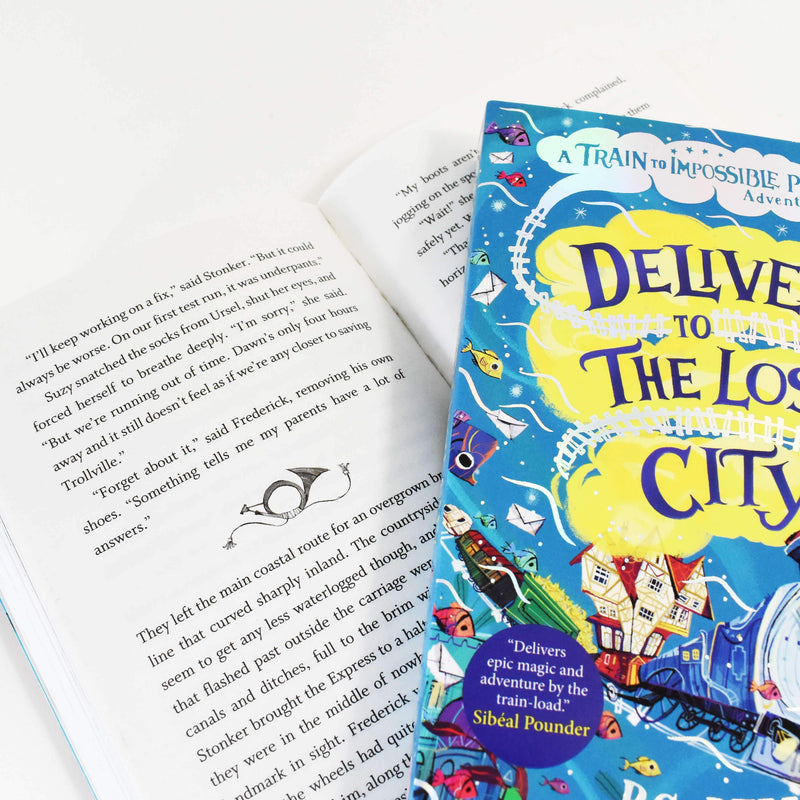 The Train to Impossible Places 3 Books Collection by P. G. Bell - Paperback - Age 9-14 9-14 Usborne Publishing