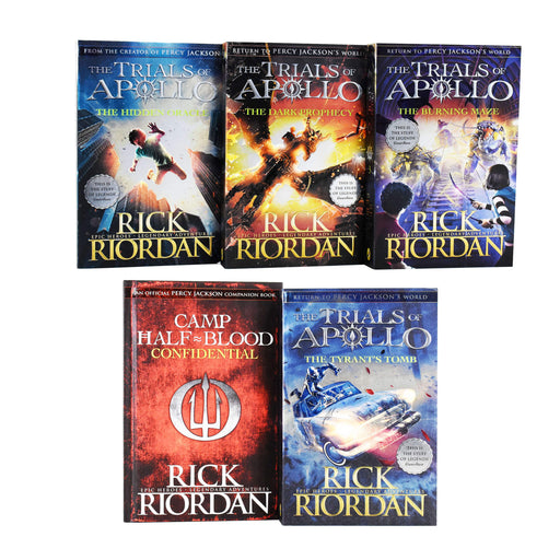 The Trials of Apollo Series & Camp Half-Blood Confidential Collection 5 Books Set By Rick Riordan- Paperback - Age 9-14 9-14 Penguin