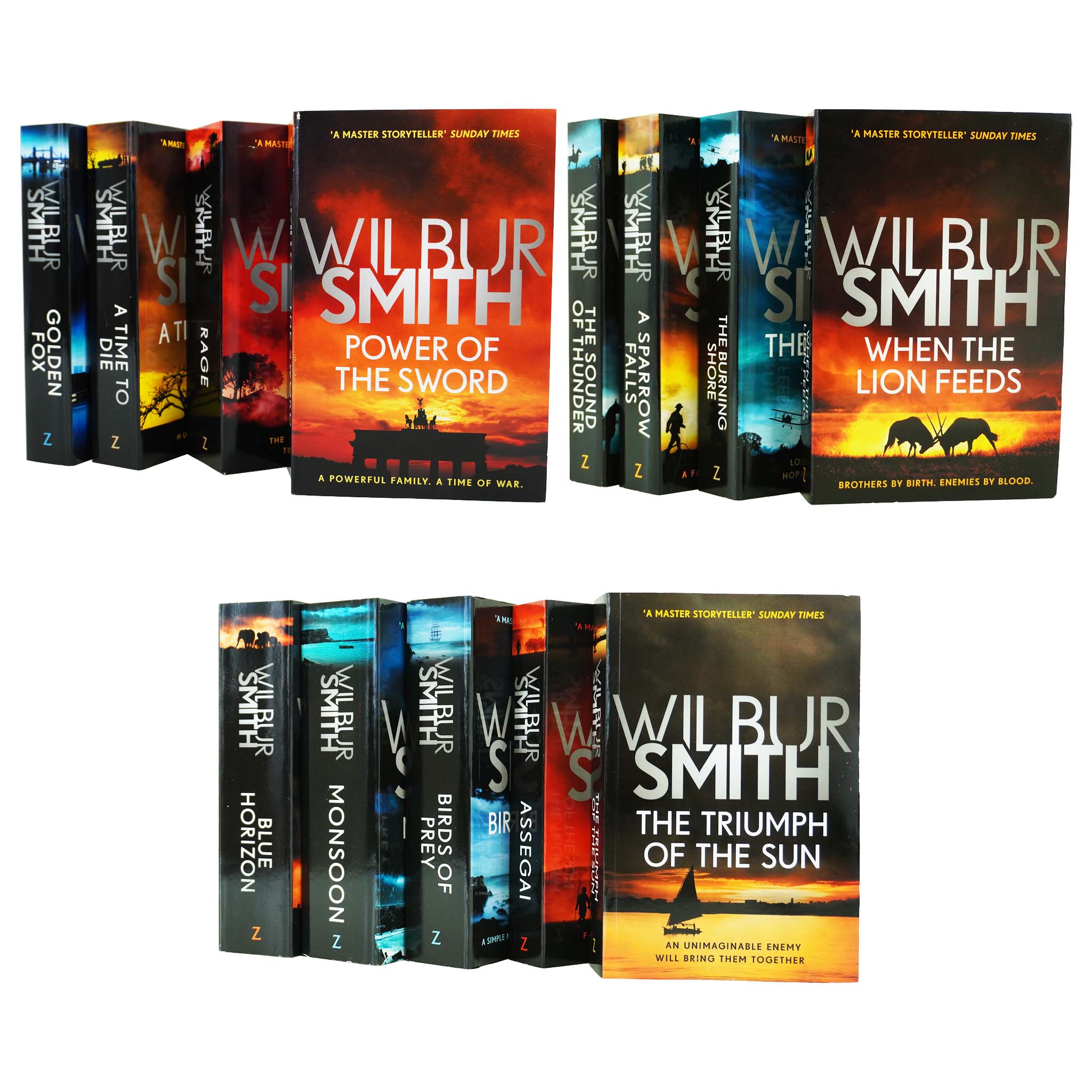 The Courtney Series By Wilbur Smith 1-13 Books Collection Set - Fictio ...