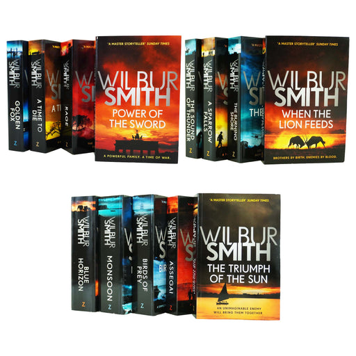 The Courtney Series By Wilbur Smith 1-13 Books Collection Set - Fiction - Paperback Fiction Zaffre