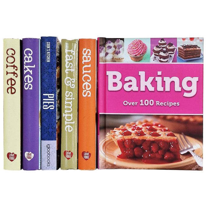 Pocket size Cook Book Collection 6 Books Set - Hardback Non-Fiction Parragon Books