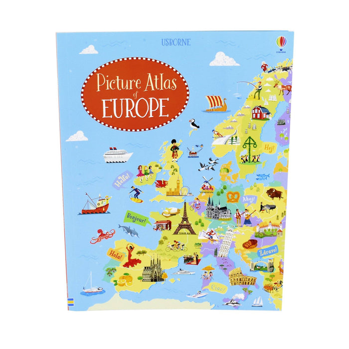 Usborne Atlas and Jigsaw Europe Box By By Jonathan Melmoth - Ages 7+ 7-9 Usborne Publishing Ltd
