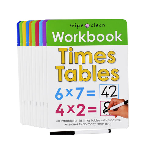 Wipe and Clean Workbooks 10 Book Collection - Ages 0-5 - Paperback 0-5 Priddy Books