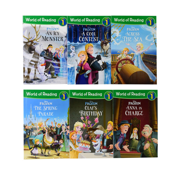 World of Reading Disney Frozen Level 1 - 6 Books Set - Paperback - Age 5-7 5-7 Disney